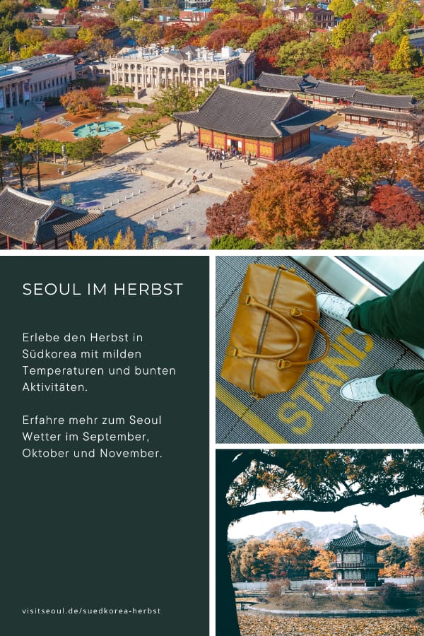 Südkorea Herbst: Das Wetter in Seoul im Herbst